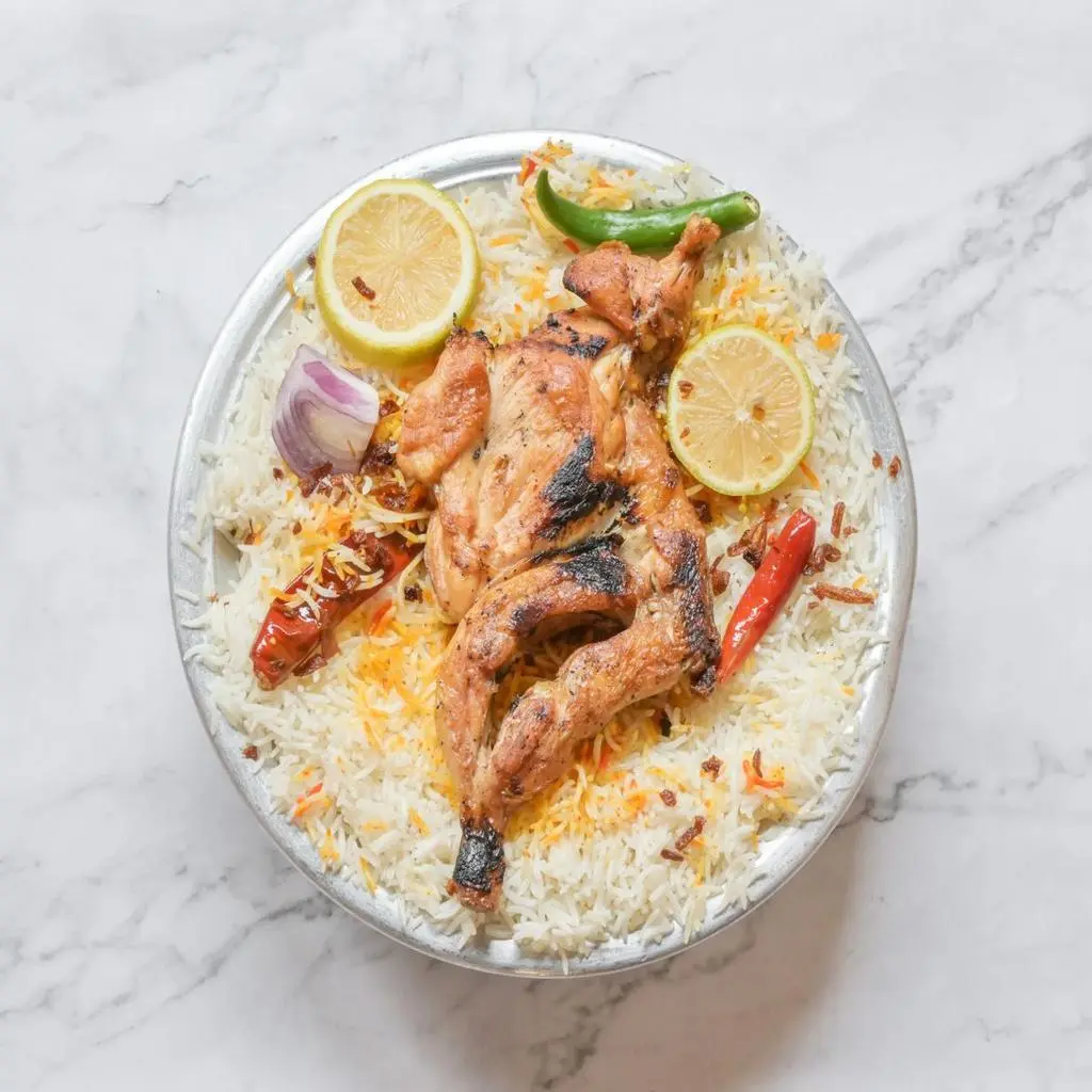مظبي دجاج أرز شعبي